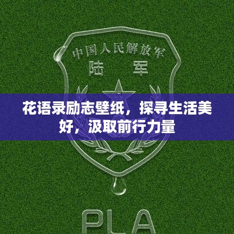 花语录励志壁纸，探寻生活美好，汲取前行力量