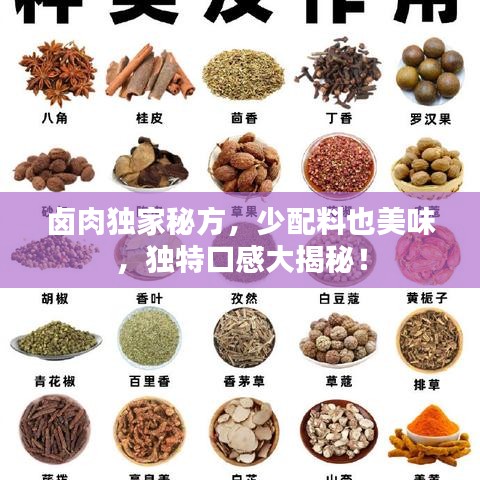 卤肉独家秘方，少配料也美味，独特口感大揭秘！